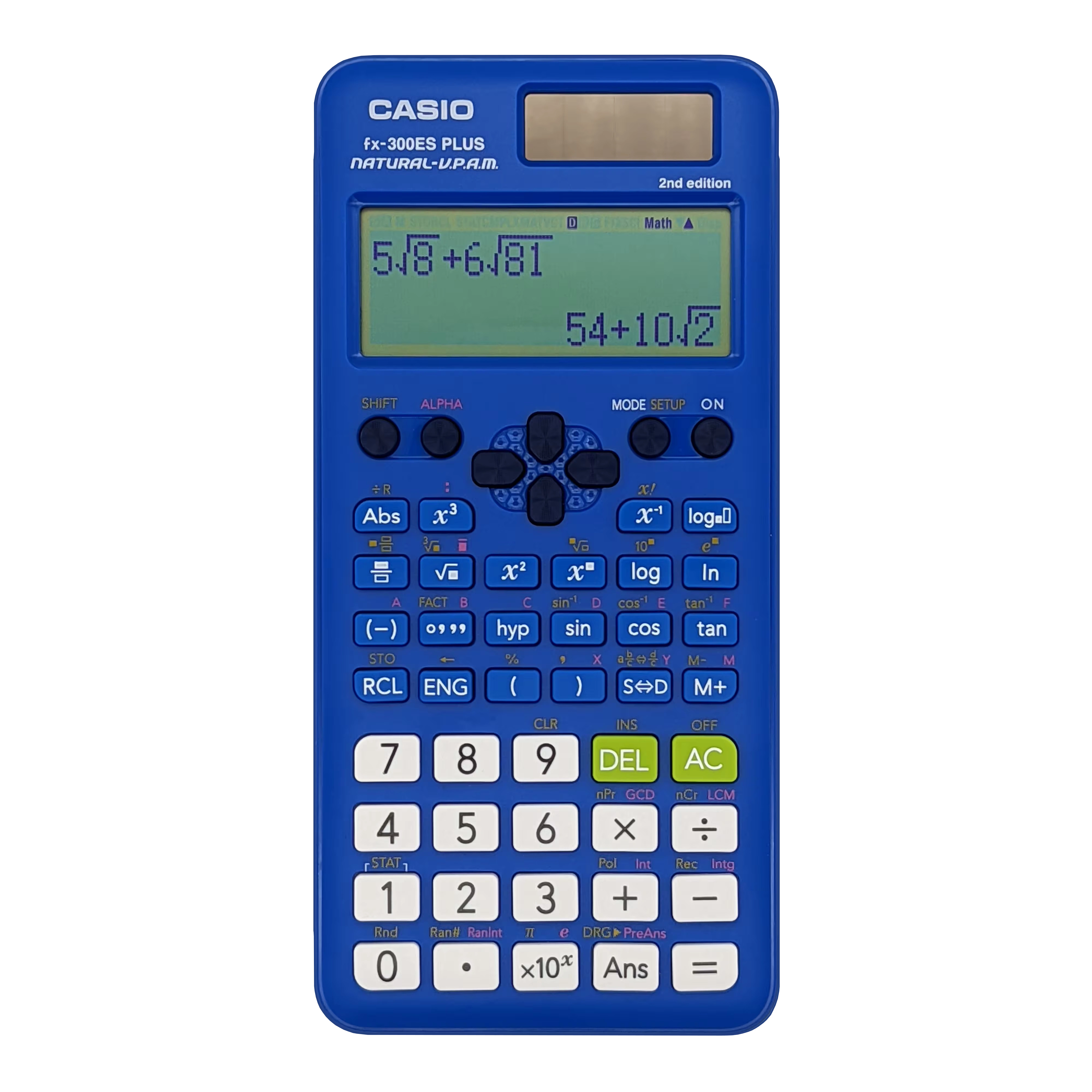 Standard Scientific Calculators - fx-300ES PLUS 2nd Edition Blue