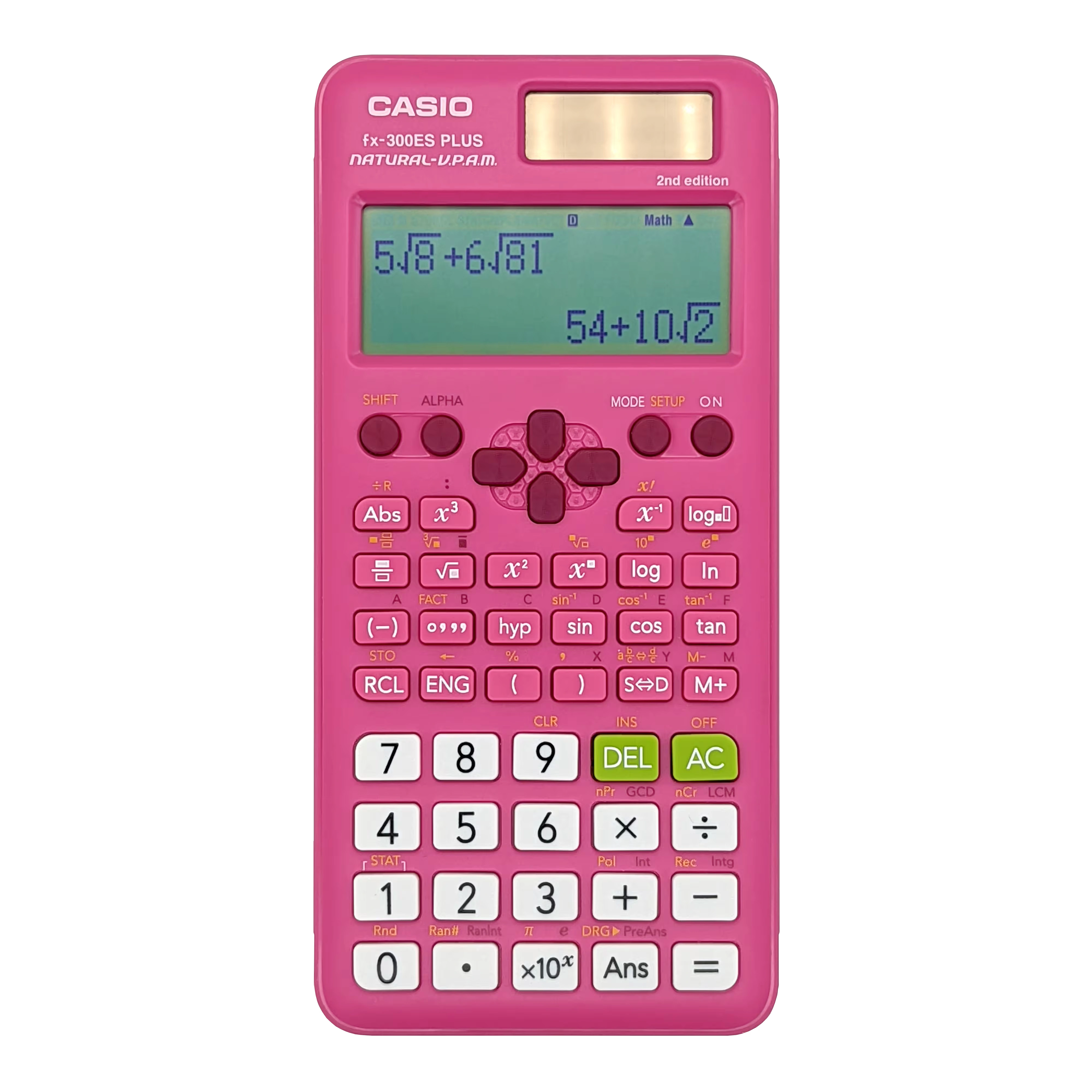 Standard Scientific Calculators - fx-300ES PLUS 2nd Edition Pink 8 Standard Scientific Calculators - fx-300ES PLUS 2nd Edition Pink